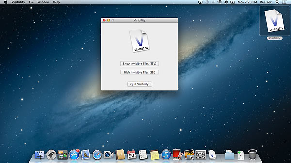 Visibility for Mac - Screenshot